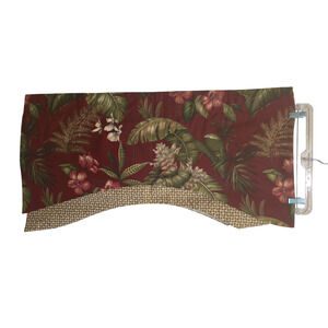 Thomasville X 2 Tropical Window Valance's Width Across 72" Length 19.125"